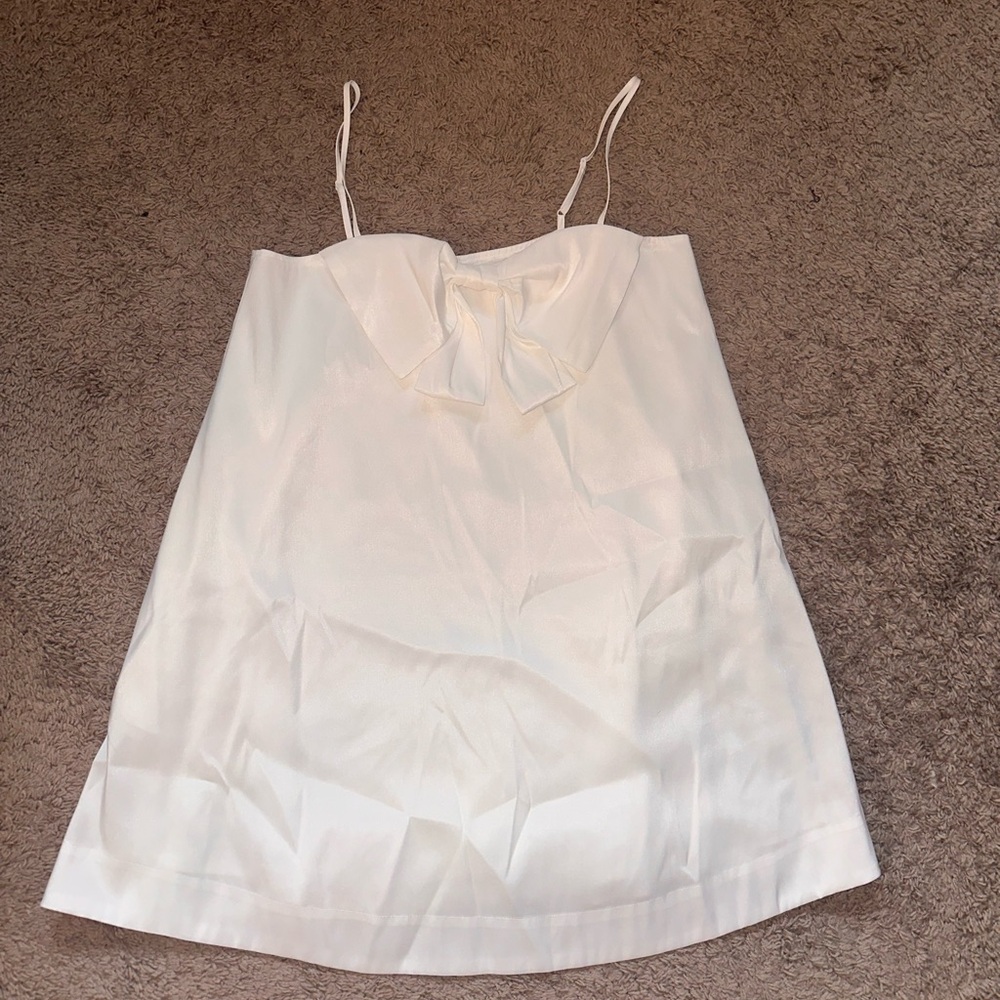 A New Day White Bow Dress